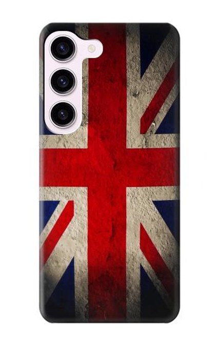 W2894 Vintage British Flag Hard Case and Leather Flip Case For Samsung Galaxy S23