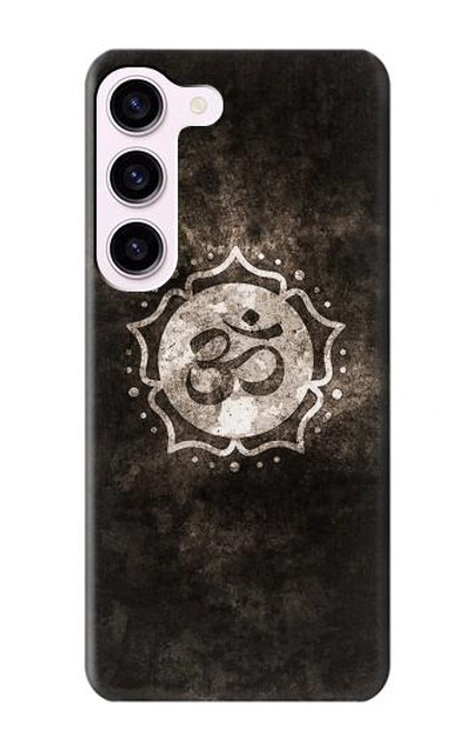 W2902 Yoga Namaste Om Symbol Hard Case and Leather Flip Case For Samsung Galaxy S23