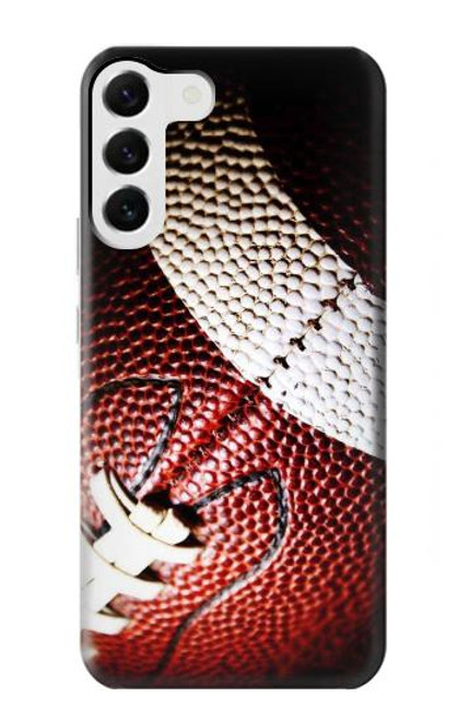 W0062 American Football Hard Case and Leather Flip Case For Samsung Galaxy S23 Plus