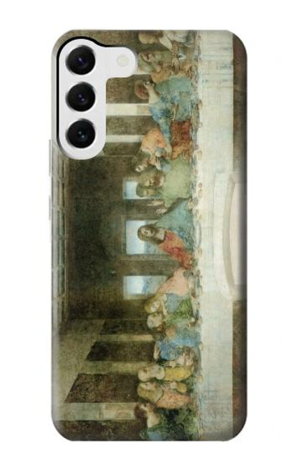 W0173 Leonardo DaVinci The Last Supper Hard Case and Leather Flip Case For Samsung Galaxy S23 Plus