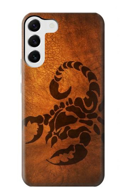 W0683 Scorpion Tattoo Hard Case and Leather Flip Case For Samsung Galaxy S23 Plus