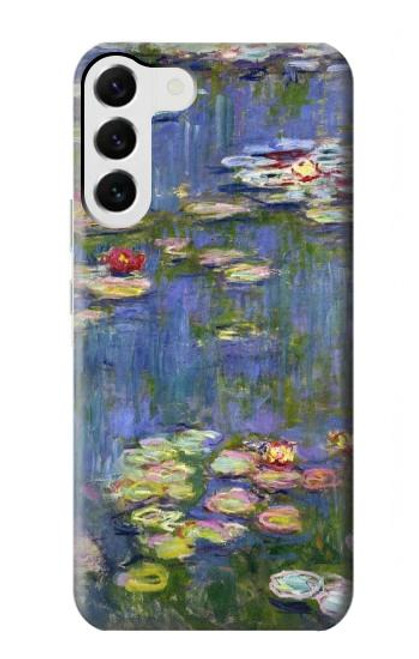 W0997 Claude Monet Water Lilies Hard Case and Leather Flip Case For Samsung Galaxy S23 Plus