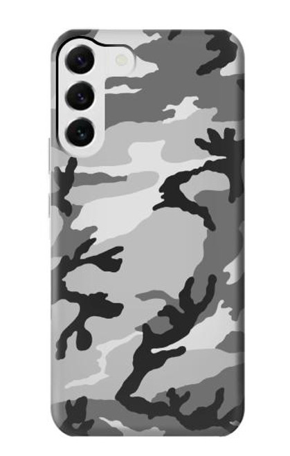 W1721 Snow Camouflage Graphic Printed Hard Case and Leather Flip Case For Samsung Galaxy S23 Plus