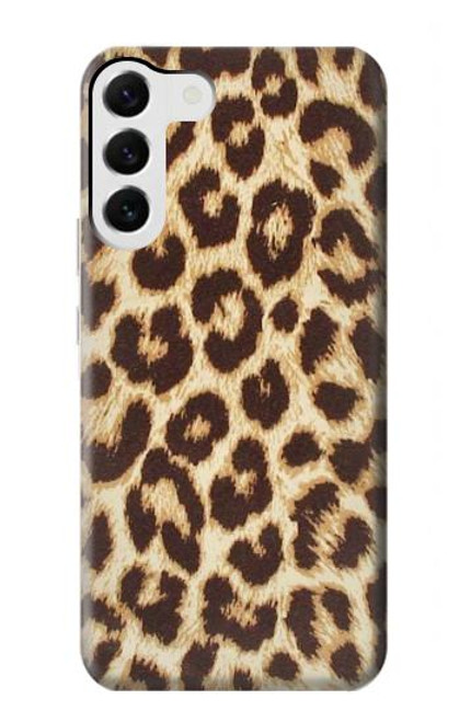 W2204 Leopard Pattern Graphic Printed Hard Case and Leather Flip Case For Samsung Galaxy S23 Plus