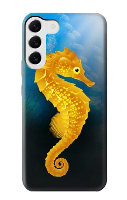 W2444 Seahorse Underwater World Hard Case and Leather Flip Case For Samsung Galaxy S23 Plus