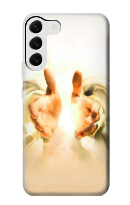 W2546 Hand of God Heaven Hard Case and Leather Flip Case For Samsung Galaxy S23 Plus