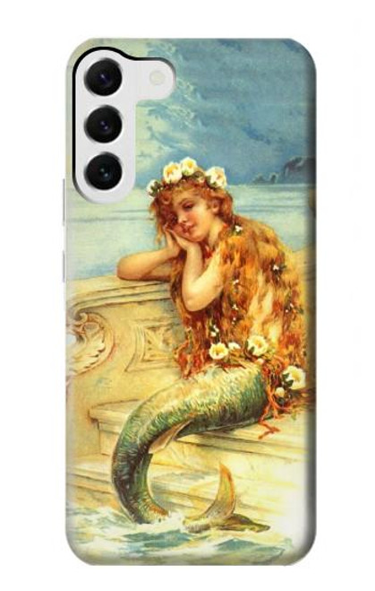 W3184 Little Mermaid Painting Hard Case and Leather Flip Case For Samsung Galaxy S23 Plus