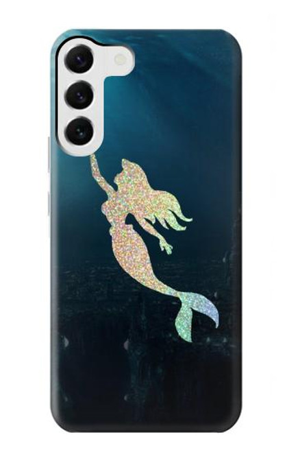 W3250 Mermaid Undersea Hard Case and Leather Flip Case For Samsung Galaxy S23 Plus