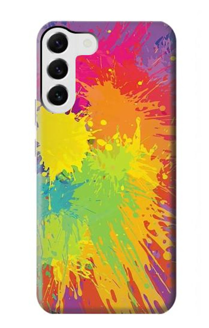 W3675 Color Splash Hard Case and Leather Flip Case For Samsung Galaxy S23 Plus