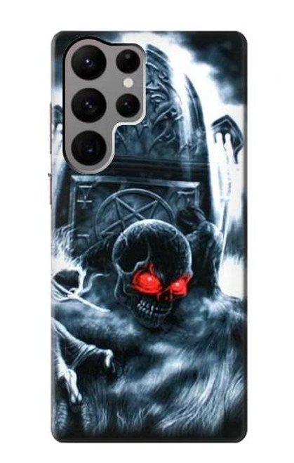 W0297 Zombie Dead Man Hard Case and Leather Flip Case For Samsung Galaxy S23 Ultra