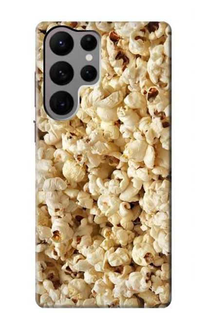 W0625 Popcorn Hard Case and Leather Flip Case For Samsung Galaxy S23 Ultra