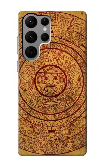 W0692 Mayan Calendar Hard Case and Leather Flip Case For Samsung Galaxy S23 Ultra