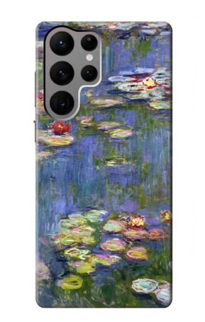 W0997 Claude Monet Water Lilies Hard Case and Leather Flip Case For Samsung Galaxy S23 Ultra