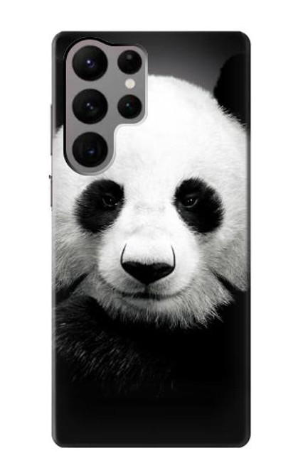 W1072 Panda Bear Hard Case and Leather Flip Case For Samsung Galaxy S23 Ultra