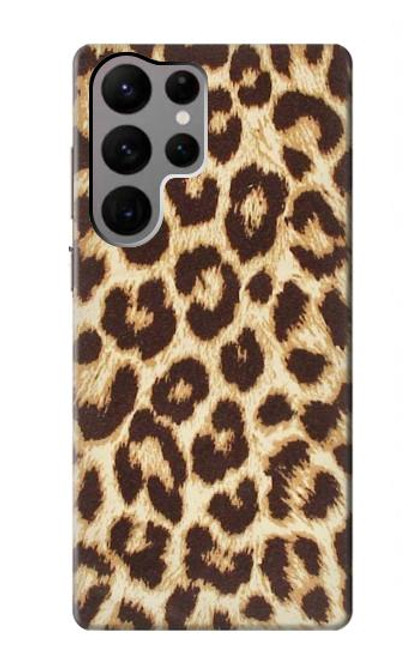 W2204 Leopard Pattern Graphic Printed Hard Case and Leather Flip Case For Samsung Galaxy S23 Ultra