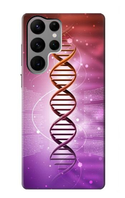 W2573 Dna Genetic Code Hard Case and Leather Flip Case For Samsung Galaxy S23 Ultra