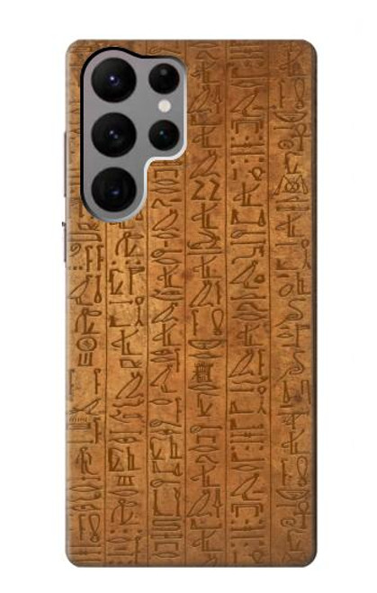 W2805 Egyptian Hierogylphics Papyrus of Ani Hard Case and Leather Flip Case For Samsung Galaxy S23 Ultra