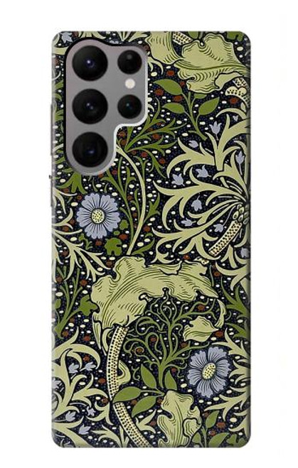 W3792 William Morris Hard Case and Leather Flip Case For Samsung Galaxy S23 Ultra