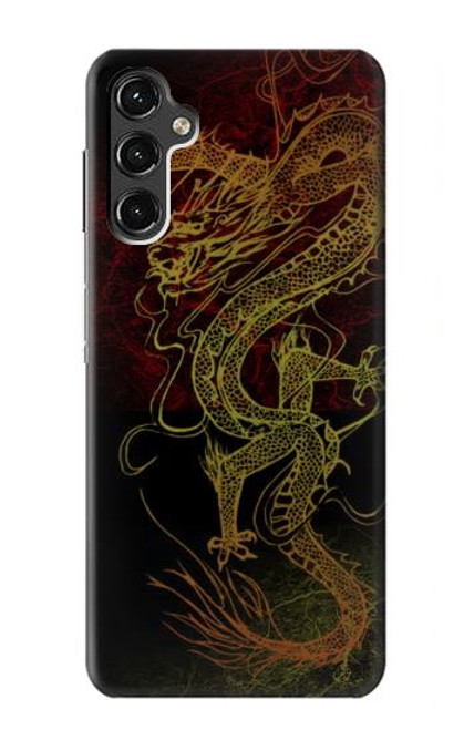 W0354 Chinese Dragon Hard Case and Leather Flip Case For Samsung Galaxy A14 5G