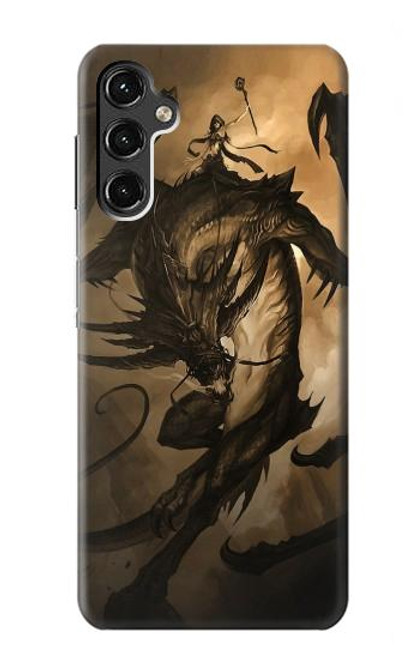 W0388 Dragon Rider Hard Case and Leather Flip Case For Samsung Galaxy A14 5G