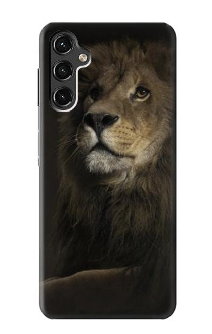 W0472 Lion Hard Case and Leather Flip Case For Samsung Galaxy A14 5G