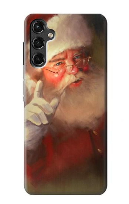 W1144 Xmas Santa Claus Hard Case and Leather Flip Case For Samsung Galaxy A14 5G
