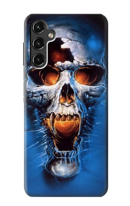 W1462 Vampire Skull Hard Case and Leather Flip Case For Samsung Galaxy A14 5G