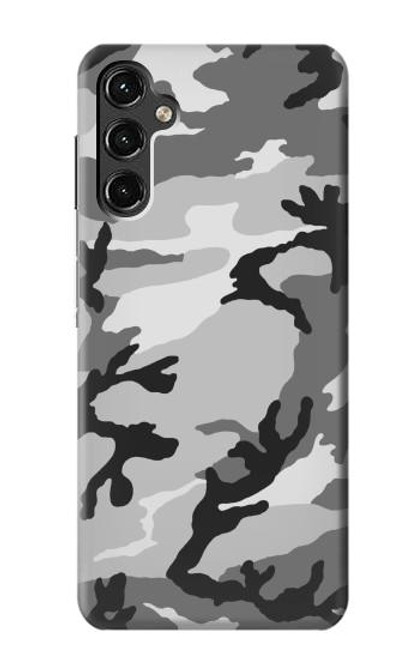 W1721 Snow Camouflage Graphic Printed Hard Case and Leather Flip Case For Samsung Galaxy A14 5G