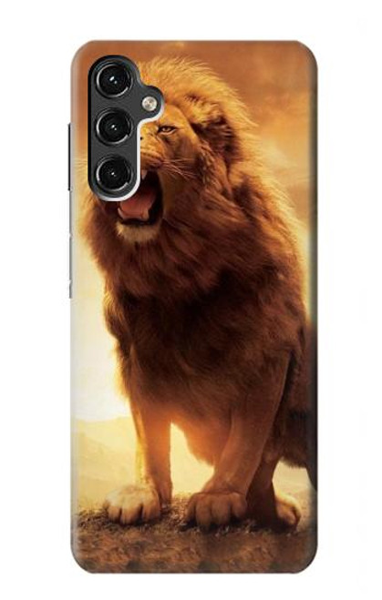 W1957 Lion Aslan Hard Case and Leather Flip Case For Samsung Galaxy A14 5G