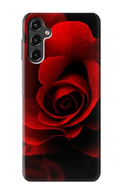 W2898 Red Rose Hard Case and Leather Flip Case For Samsung Galaxy A14 5G