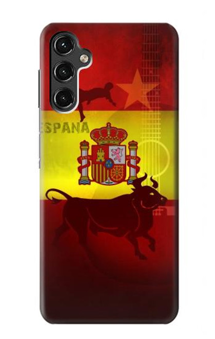 W2984 Spain Football Soccer Hard Case and Leather Flip Case For Samsung Galaxy A14 5G