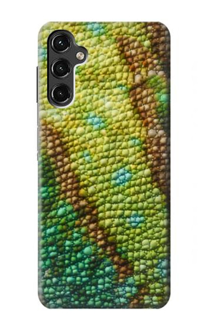 W3057 Lizard Skin Graphic Printed Hard Case and Leather Flip Case For Samsung Galaxy A14 5G