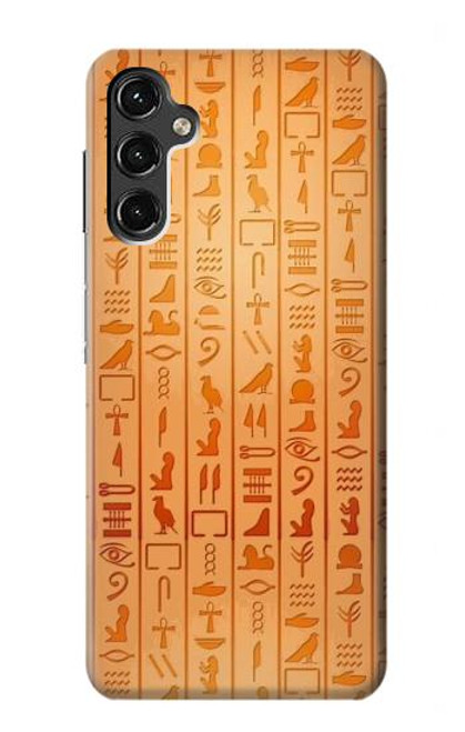 W3440 Egyptian Hieroglyphs Hard Case and Leather Flip Case For Samsung Galaxy A14 5G