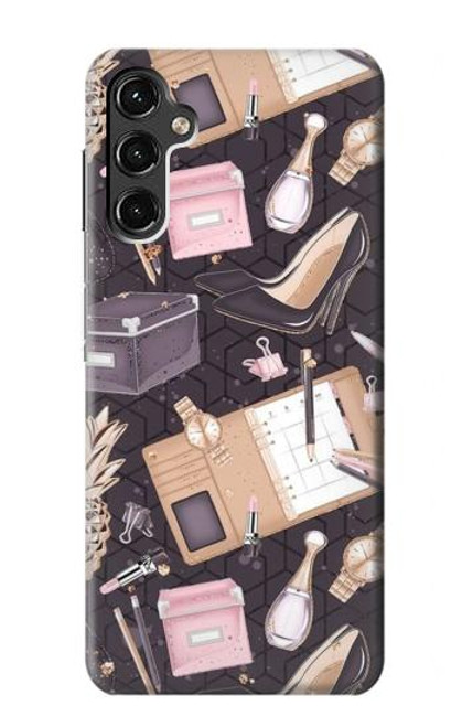 W3448 Fashion Hard Case and Leather Flip Case For Samsung Galaxy A14 5G