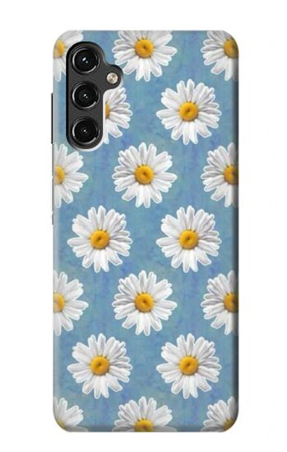 W3454 Floral Daisy Hard Case and Leather Flip Case For Samsung Galaxy A14 5G