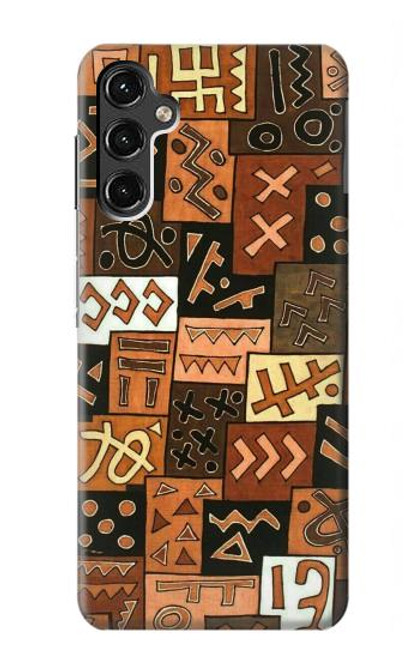 W3460 Mali Art Pattern Hard Case and Leather Flip Case For Samsung Galaxy A14 5G