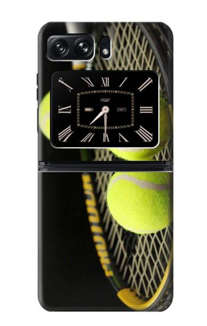 W0072 Tennis Hard Case and Leather Flip Case For Motorola Moto Razr 2022