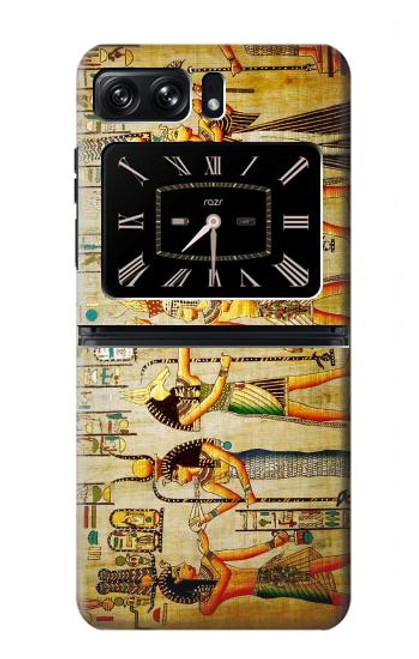 W0272 Egypt Wall Art Hard Case and Leather Flip Case For Motorola Moto Razr 2022