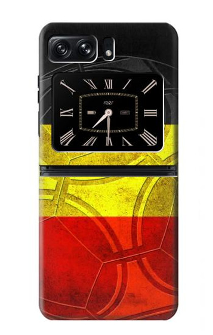 W2965 Belgium Football Soccer Hard Case and Leather Flip Case For Motorola Moto Razr 2022