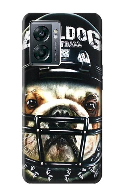 W0098 Bulldog American Football Hard Case and Leather Flip Case For OnePlus Nord N300