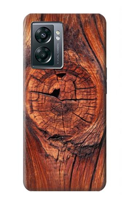 W0603 Wood Graphic Printed Hard Case and Leather Flip Case For OnePlus Nord N300