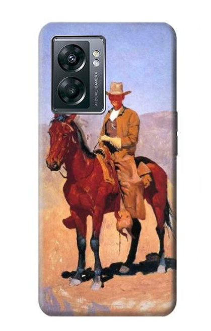 W0772 Cowboy Western Hard Case and Leather Flip Case For OnePlus Nord N300