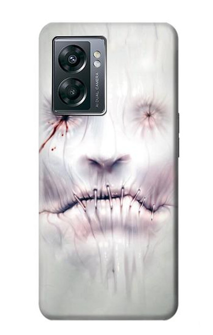 W0884 Horror Face Hard Case and Leather Flip Case For OnePlus Nord N300