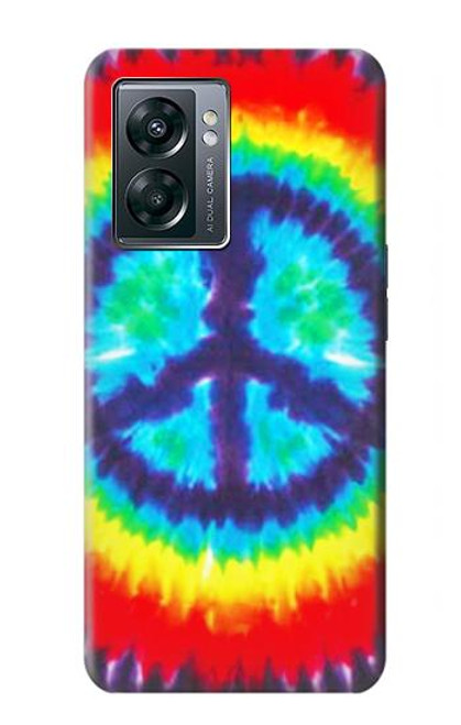 W1870 Tie Dye Peace Hard Case and Leather Flip Case For OnePlus Nord N300