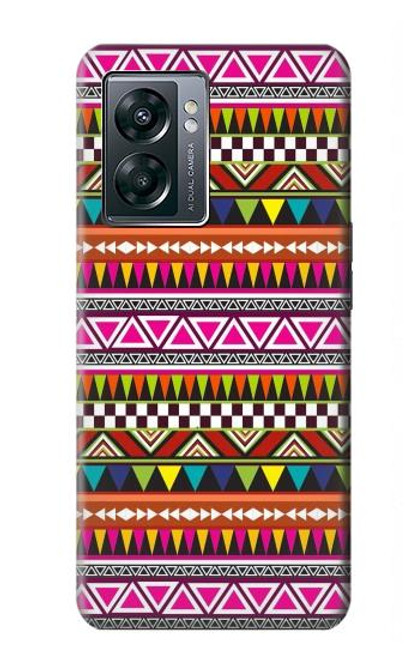 W2292 Aztec Tribal Pattern Hard Case and Leather Flip Case For OnePlus Nord N300