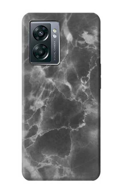 W2526 Black Marble Graphic Printed Hard Case and Leather Flip Case For OnePlus Nord N300