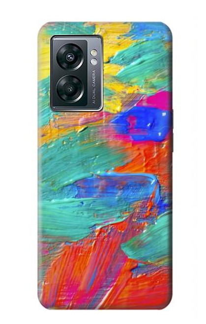 W2942 Brush Stroke Painting Hard Case and Leather Flip Case For OnePlus Nord N300