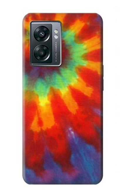 W2985 Colorful Tie Dye Texture Hard Case and Leather Flip Case For OnePlus Nord N300