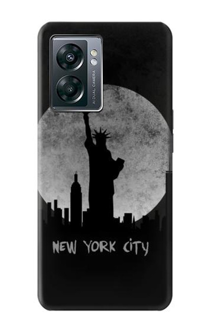 W3097 New York City Hard Case and Leather Flip Case For OnePlus Nord N300