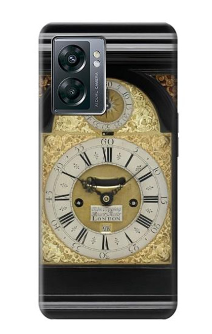 W3144 Antique Bracket Clock Hard Case and Leather Flip Case For OnePlus Nord N300